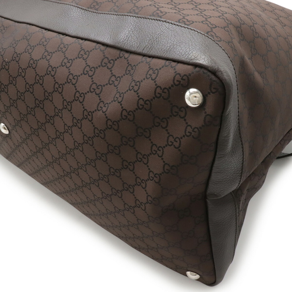 GUCCI Brown Leather Shoulder Bag - Picture 4 of 10